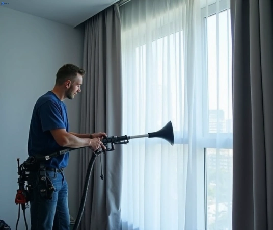 Professional drapes cleaning process tools Matty Curtain Cleaning maribyrnong-vic