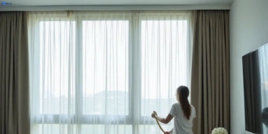 Delicate sheer drape cleaning maribyrnong-vic Matty Curtain Cleaning